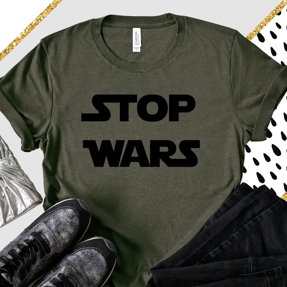 Stop Wars World Peace Unisex T Shirt Ukraine